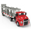Camion de transport Mack cu 2 masinute 1:26