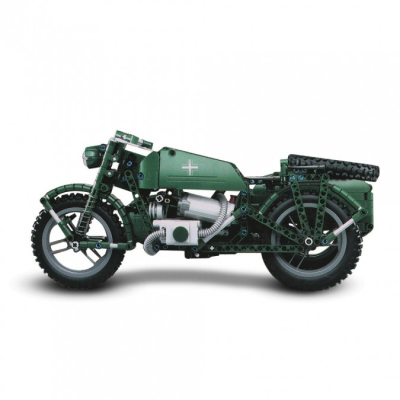 Motocicleta militara din blocuri de constructie CADA - 629 buc