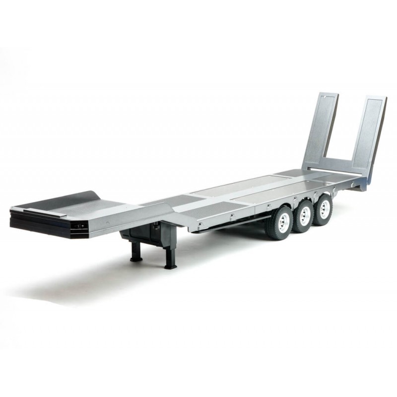 Remorca Huina 1502 scara 1:18 pentru camion Huina 1501 gri