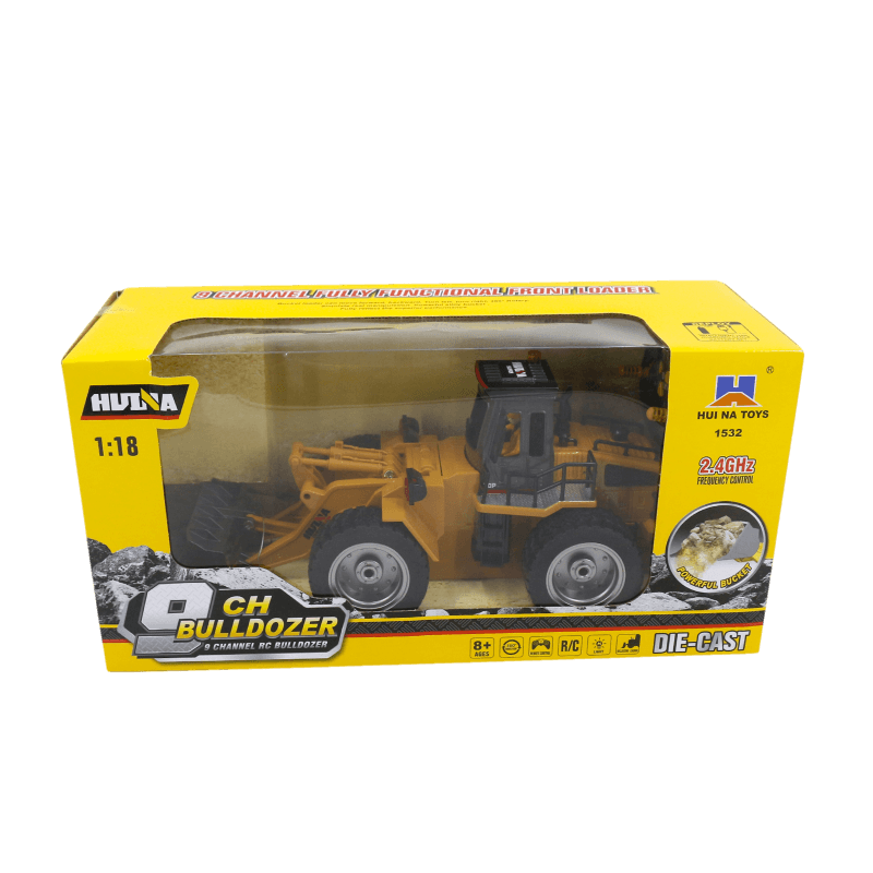 Buldoexcavator cu telecomanda Huina 1532 scara 1:18