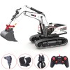 Excavator cu telecomanda Huina 1594 1:14 22CH metalic