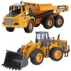 Set excavator si basculanta Huina 1612 scara 1:50