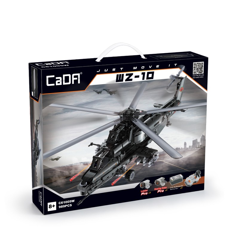 Elicopter de atac WZ-10 din blocuri de constructive CADA 989 buc