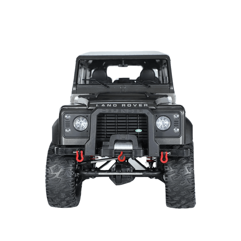 Masinuta cu telecomanda Land Rover Defender Wagon Silver Black Scara 1:8