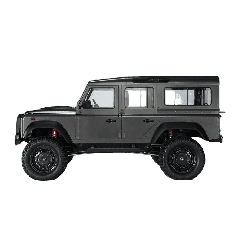 Masinuta cu telecomanda Land Rover Defender Wagon Silver Black Scara 1:8