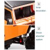 Masinuta cu telecomanda Rock Crawler Land Rover Defender Orange 1:14 – 2 acumulatori