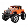 Masinuta cu telecomanda Land Rover Defender pickup orange D110 1:14
