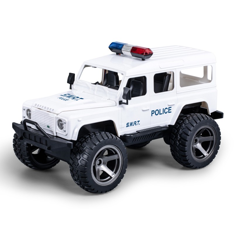 Masinuta cu telecomanda Land Rover Defender D110 SWAT 1:14