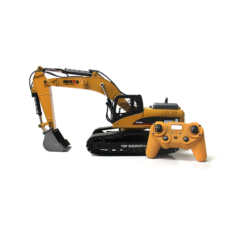 Excavator cu telecomanda full metal Huina 1580