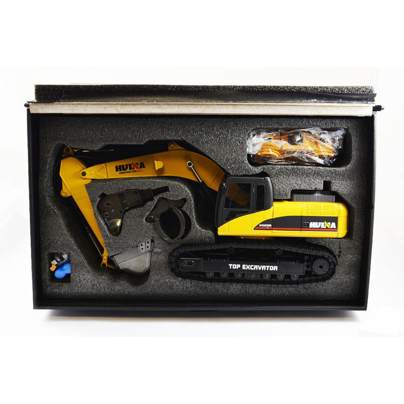Excavator cu telecomanda full metal Huina 1580