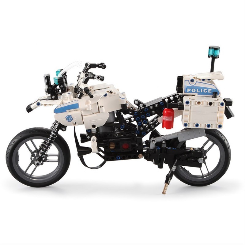 Motocicleta de politie din blocuri de constructie CADA - 539 bucati